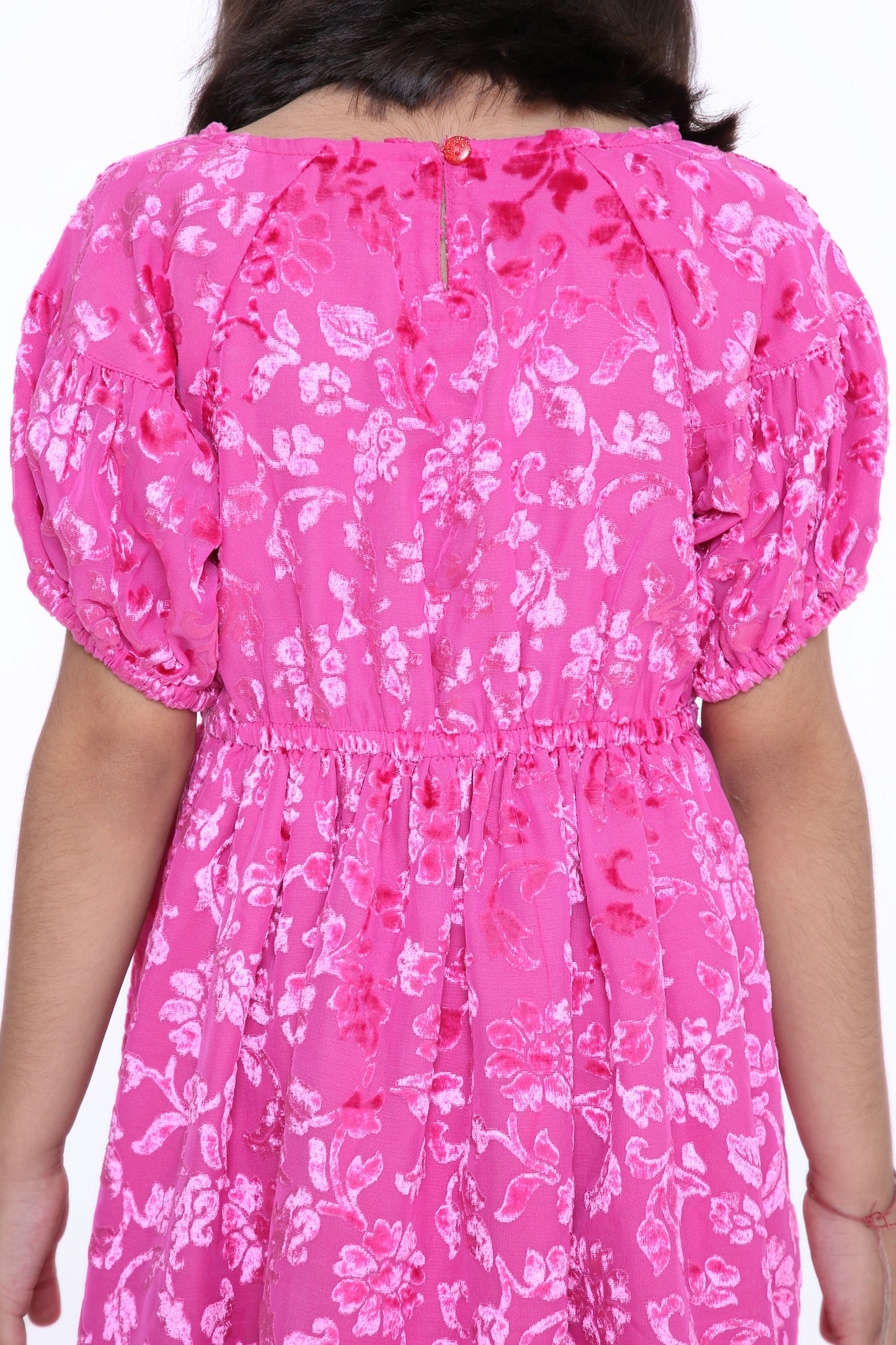 Pink Blossom Girls' Dress