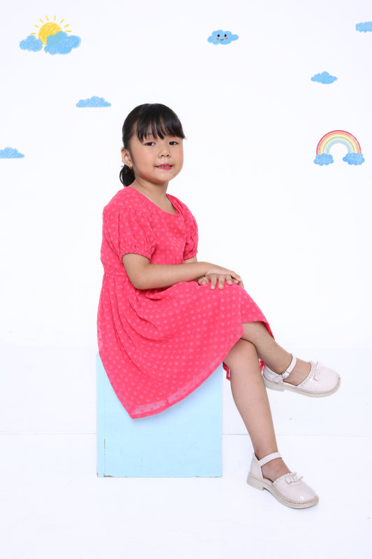 Peach Blossom Girls' Dress