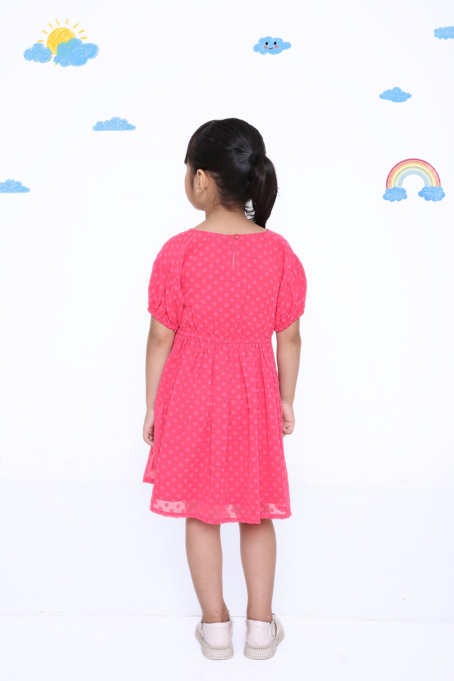 Peach Blossom Girls' Dress