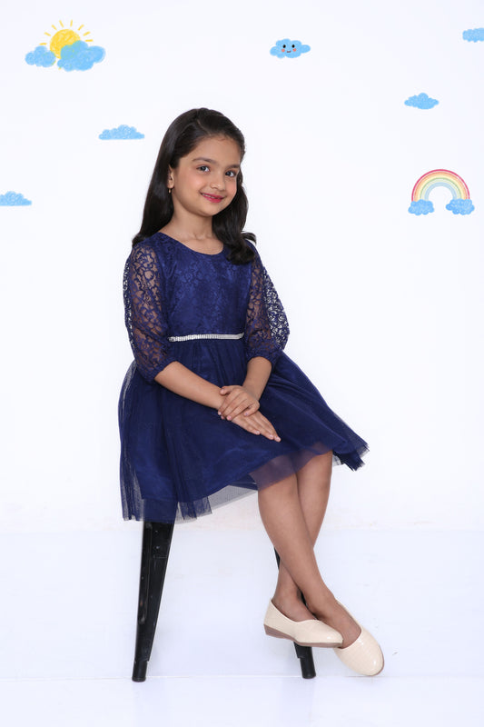 Navy Twilight Girls' Dress