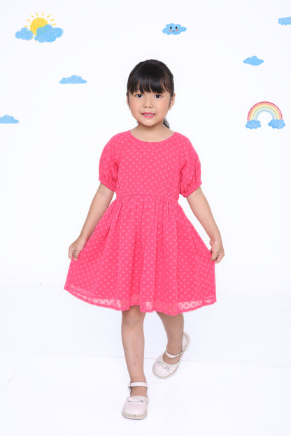 Peach Blossom Girls' Dress