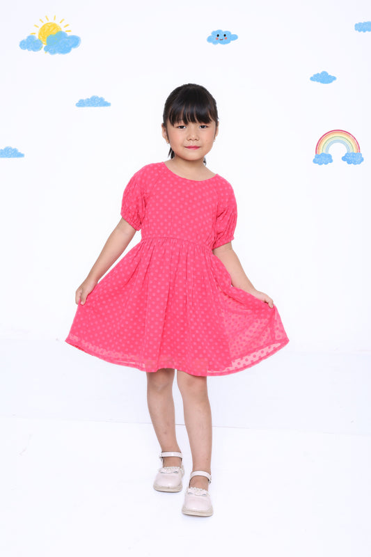Peach Blossom Girls' Dress
