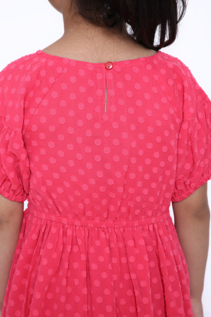 Peach Blossom Girls' Dress