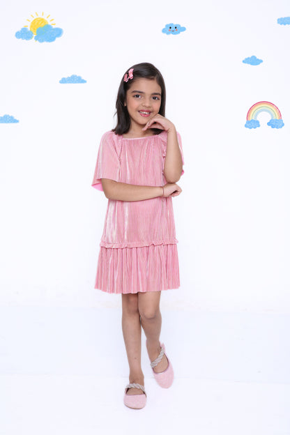 Blush Pink Girls' Dress