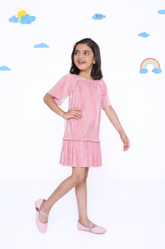 Blush Pink Girls' Dress