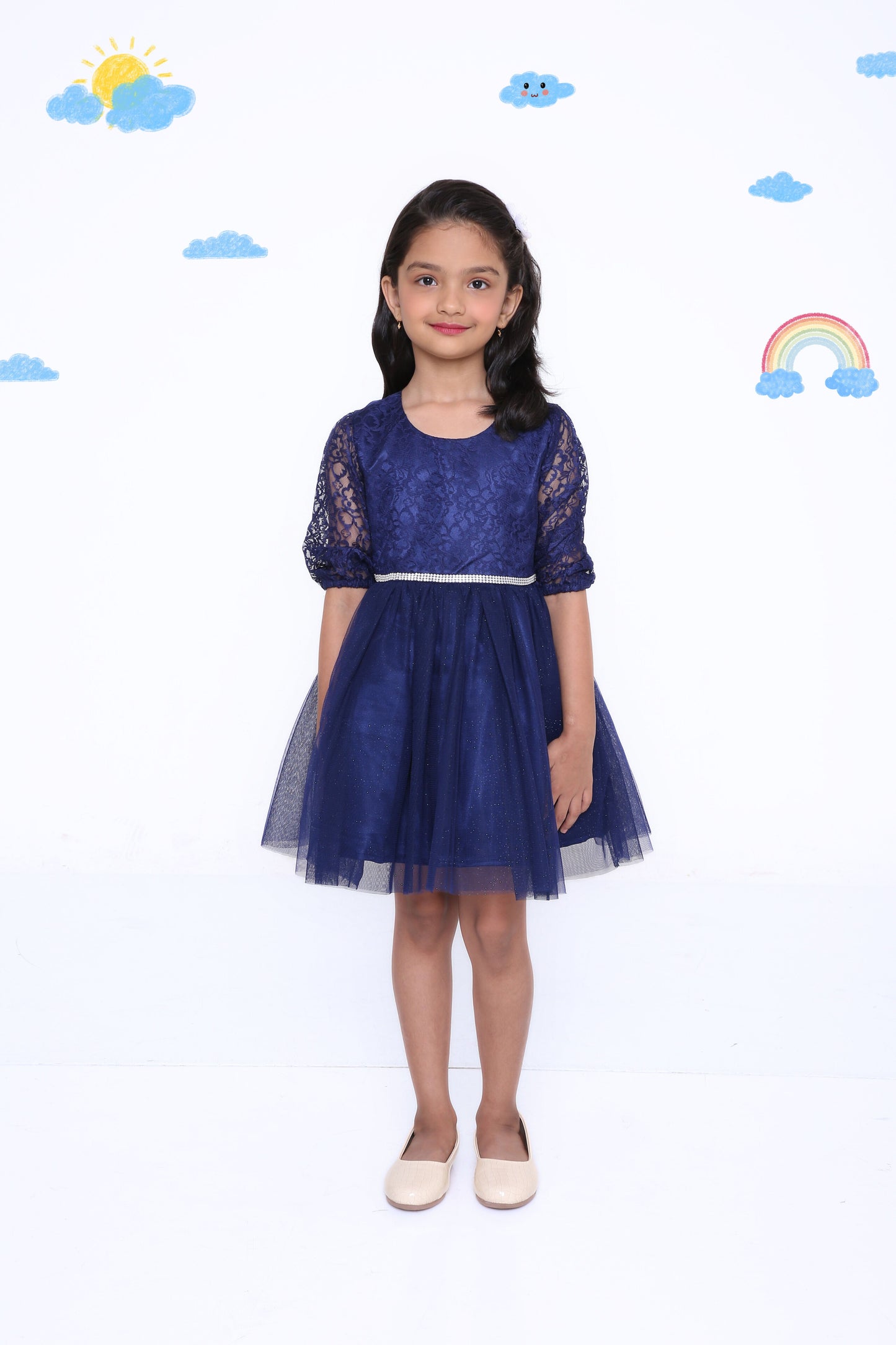 Navy Twilight Girls' Dress