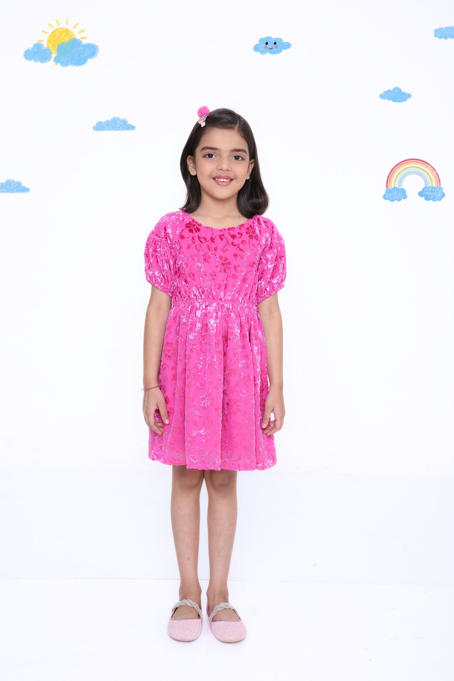 Pink Blossom Girl's Dress