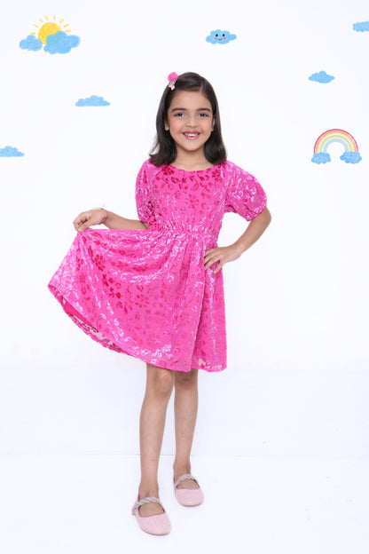 Pink Blossom Girls' Dress